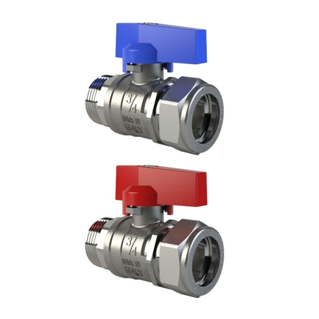 LK Ball Valve 802 straight CU22x3/4" ext