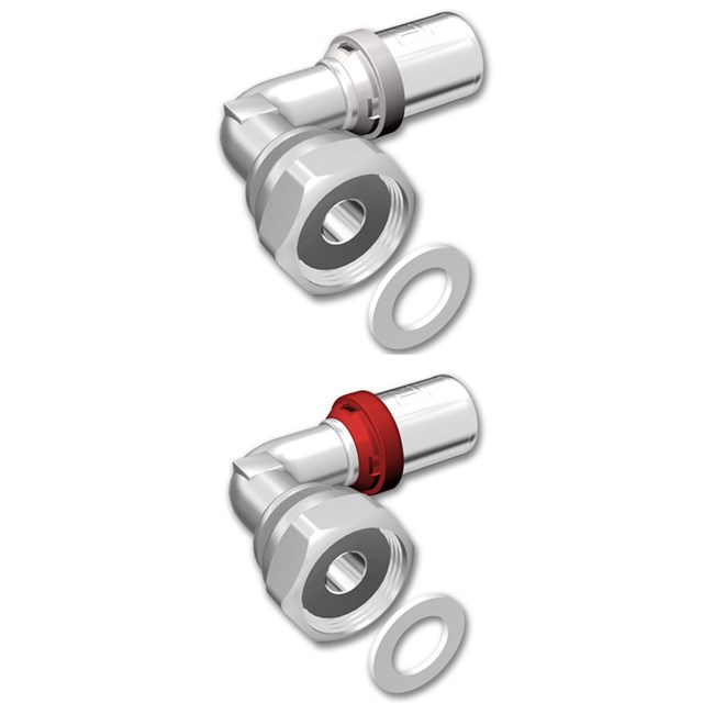 LK PressPex Elbow Fitting with loose nut