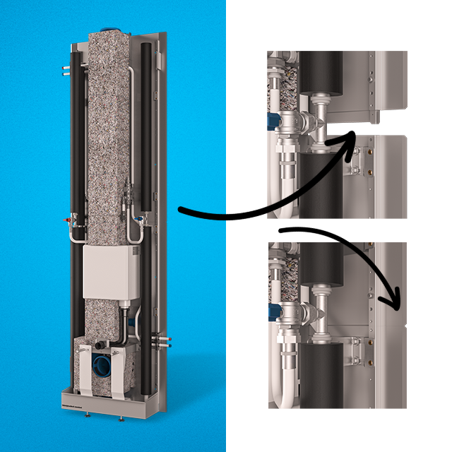 LK Wet Room Module SAFE Q installation