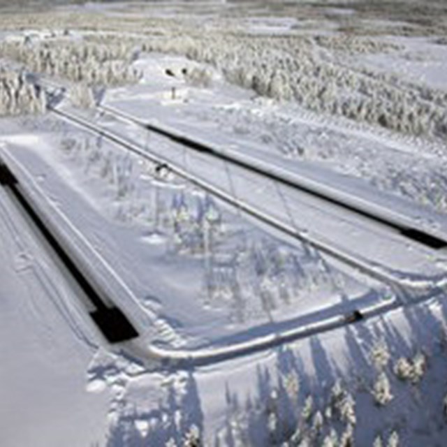 Markvärme på Bosch Biltestanläggning i Arjeplog