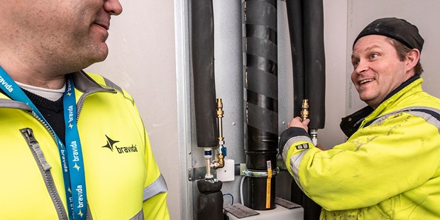 Våtrumskassetter installeras