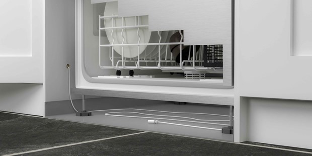 Vattenlarm under diskmaskin